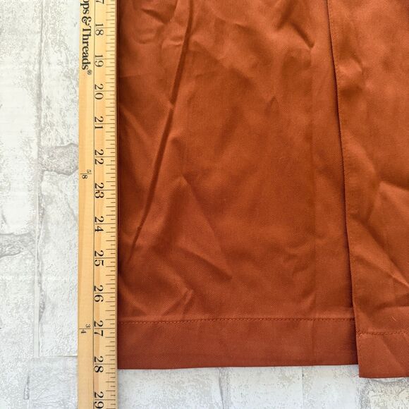 Manfinity Muted Orange Wide Leg Skirt Pants Mens Flowy Drape Avant Garde Look M - Picture 9 of 10